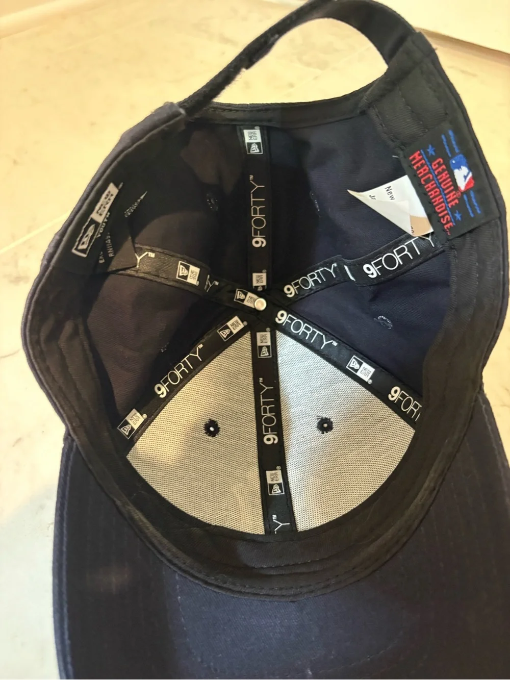 New Era New York Yankees Black Adjustable Cap